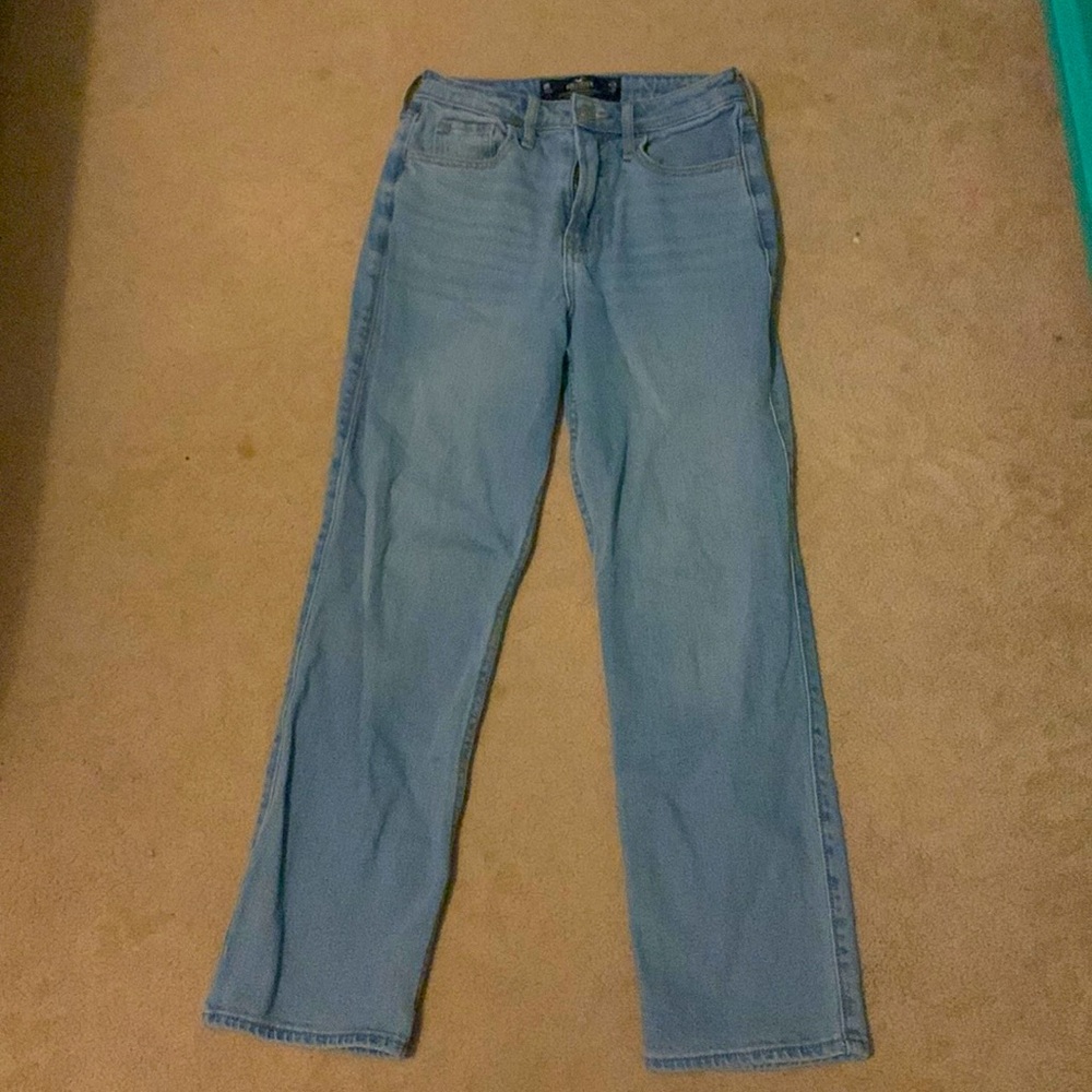Ultra High rise vintage straight leg jeans from hollister
